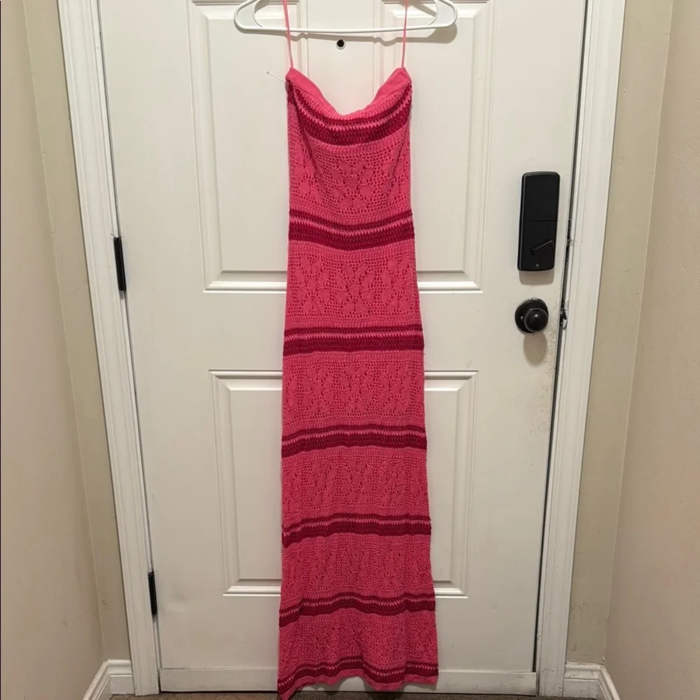 L space Rosalia Dress cali Blooms Stripe - Picture 1 of 9